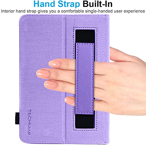 [Folio Case] Smart Cover Stand with Auto Sleep/Wake & Hand Strap For Amazon Fire HD 10" / HD 10" Plus (2021/11th Generation)