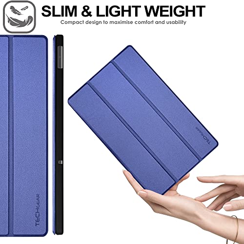 [Smart Case] Slim Stand Cover with Auto Sleep/Wake for Lenovo Tab M10 Plus 3rd Gen 2022 (10.6") TB125 / TB128