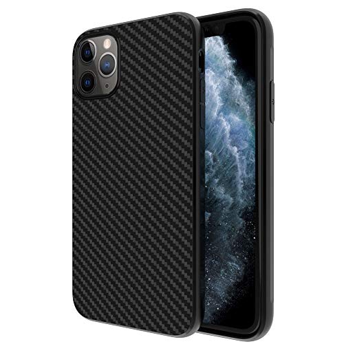 [CarbonFi Case] Flexible Shockproof  Slim Fit Case Cover with Carbon Fibre Detailing for iPhone 11 Pro Max