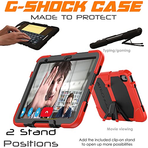 [G-SHOCK Case] Heavy Duty Long Survival Screen Protector Case for Apple iPad 11th & 10th Generation, iPad 2025 / 2022