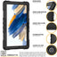 [UTILITY Case] Full Body Shockproof Case with Stand, Hand & Shoulder Strap for Samsung Galaxy Tab A8 10.5" (SM-X200 / SM-X205)