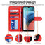 [Wallet Case] Protective Cover with Cash & Card Holder, Stand and Wrist Strap For Motorola Moto E7i Power