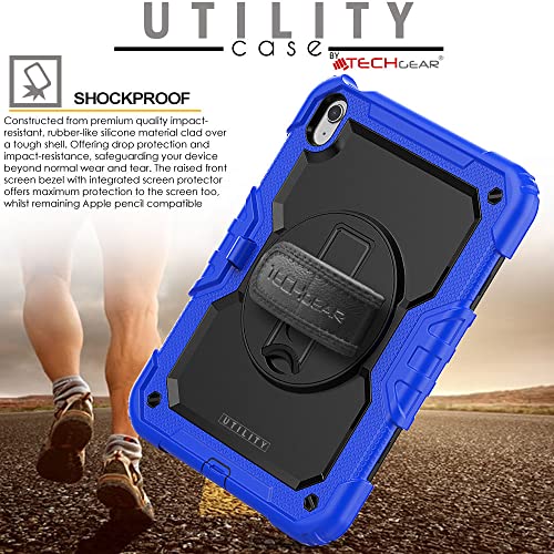 [UTILITY Case] Full Body Shockproof Case with Stand, Hand & Shoulder Strap for Apple iPad 11th & 10th Generation, iPad 2025 / 2022