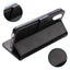[Wallet Case] Protective Cover with Cash & Card Holder, Stand and Wrist Strap For Apple iPhone XS Max