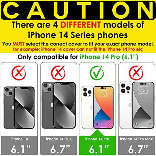 [AirFlex Case] Crystal Clear Slim & Light, Protective,  Soft Gel Cover for iPhone 14 Pro