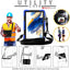 [UTILITY Case] Full Body Shockproof Case with Stand, Hand & Shoulder Strap for Samsung Galaxy Tab A8 10.5" (SM-X200 / SM-X205)