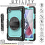 [UTILITY Case] Full Body Shockproof Case with Stand, Hand & Shoulder Strap for Samsung Galaxy Tab A7 Lite 8.7" (SM-T220 / SM-T225)