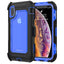 [Contender Case] iPhone XS Max Heavy Duty Case with Built-in Screen Protector, 360 [Full Body] Protective Cover with Kick Stand