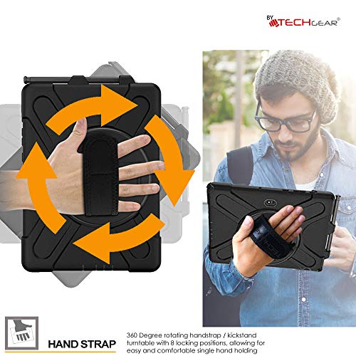 [X-Case] Rugged Armour Case with Stand, Hand & Shoulder Strap for Samsung Galaxy Tab Active 4 Pro / Active Pro 10.1" (SM-T540 T630 T637)