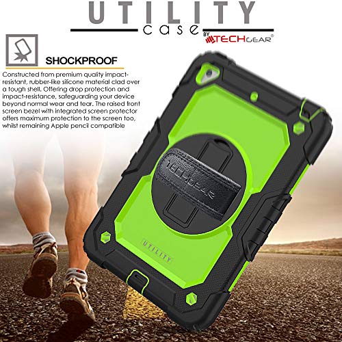 [UTILITY Case] Full Body Shockproof Case with Stand, Hand & Shoulder Strap for Apple iPad Mini 5 / iPad Mini 4