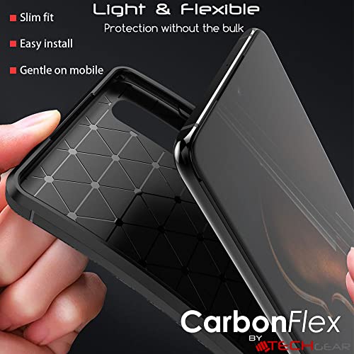 [CarbonFlex Case] Premium Shockproof Soft Slim Cover with Carbon Fibre Effect For Huawei P30