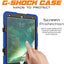 [G-SHOCK Case] Heavy Duty Long Survival Screen Protector Case for Apple iPad Air 3 2019, iPad Pro 10.5"