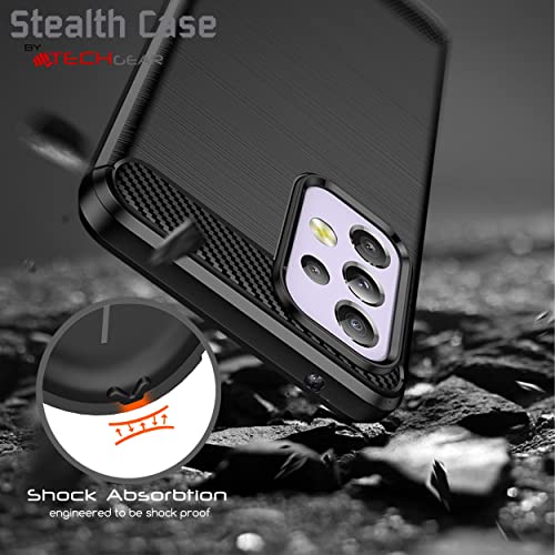 [Stealth Case] Samsung Galaxy A33 5G Soft Protective Slim Cover with Carbon Fibre Detailing