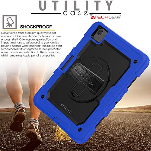 [UTILITY Case] Full Body Shockproof Case with Stand, Hand & Shoulder Strap for Apple iPad Air 5 / Air 4 10.9"