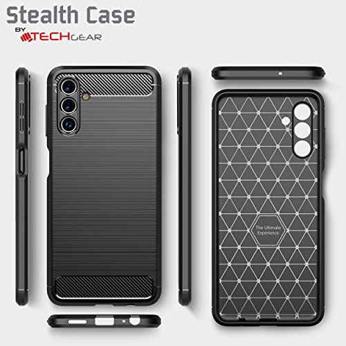 [Stealth Case] Samsung Galaxy A04s Soft Protective Slim Cover with Carbon Fibre Detailing