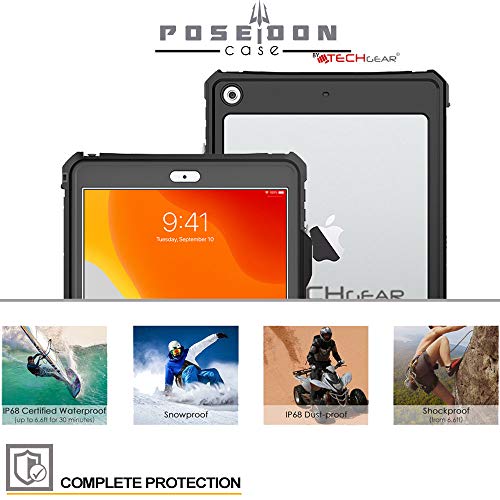 [Poseidon Case] Waterproof Case for iPad 10.2" 2021 / 2020 / 2019 (9th / 8th / 7th Generation)