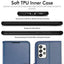 [Wallet Case] Protective Cover with Cash & Card Holder, Stand and Wrist Strap For Samsung Galaxy A52s 5G