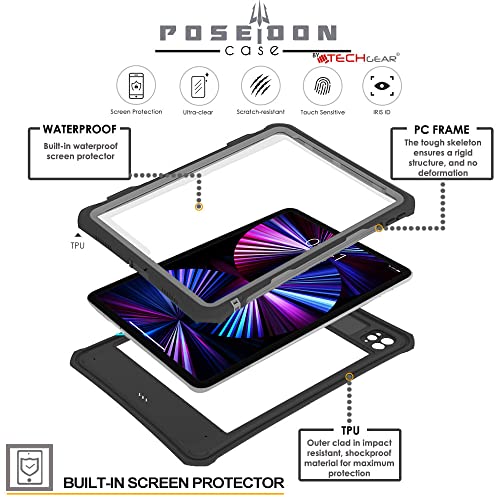 [Poseidon Case] Waterproof Case for iPad Pro 11 2021 / 2020