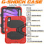 [G-SHOCK Case] Heavy Duty Long Survival Screen Protector Case for Apple iPad Mini 7 / Mini 6 8.3" [7th / 6th Generation]