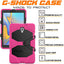 [G-SHOCK Case] Heavy Duty Long Survival Screen Protector Case for Samsung Galaxy Tab A 10.5" (SM-T590)