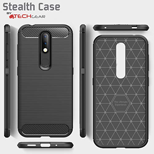 [Stealth Case] Nokia 4.2 Soft Protective Slim Cover with Carbon Fibre Detailing