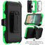 [Contender Case] iPhone XS Max Heavy Duty Case with Built-in Screen Protector, 360 [Full Body] Protective Cover with Kick Stand
