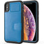 Tough Armoured Wallet 360 ShockProof Case with Card Slots & Stand for Apple iPhone XS Max