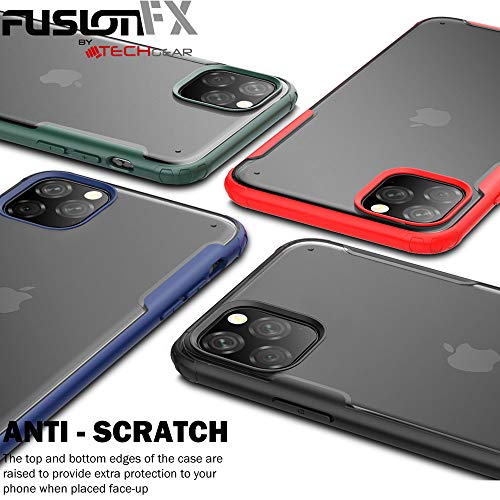 [Fusion FX Case] Slim & Light Tough Fused Gel Bumper & Hard Back Matte Case for iPhone 11 Pro Max