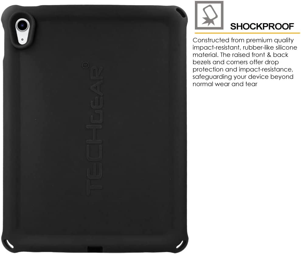 [Bumper Case] Shockproof Soft Easy Grip Case for Apple iPad 11th & 10th Generation, iPad 2025 / 2022