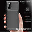 [CarbonFlex Case] Premium Shockproof Soft Slim Cover with Carbon Fibre Effect For Samsung  Galaxy S20