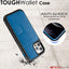Tough Armoured Wallet 360 ShockProof Case with Card Slots & Stand for Apple iPhone 12, iPhone 12 Pro