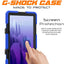 [G-SHOCK Case] Heavy Duty Case for Samsung Galaxy Tab A7 10.4" 2022 / 2020 (SM-T500, T503, T505, T509)
