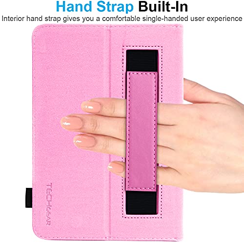 [Folio Case] Smart Cover Stand with Auto Sleep/Wake & Hand Strap For Amazon Fire HD 10" / HD 10" Plus (2021/11th Generation)