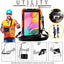 [UTILITY Case] Full Body Shockproof Case with Stand, Hand & Shoulder Strap for Samsung Galaxy Tab A 8.0 2019 (SM-T290 / SM-T295)
