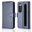 [Leather Wallet Case] Protective Cover with Cash & Card Holder, Stand and Wrist Strap For Samsung Galaxy Z Fold 4