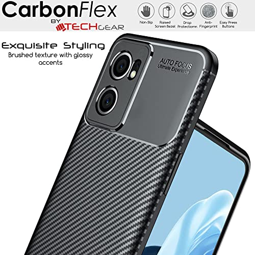 [CarbonFlex Case] Premium Shockproof Soft Slim Cover with Carbon Fibre Effect For Oppo Find X5 Lite 5G