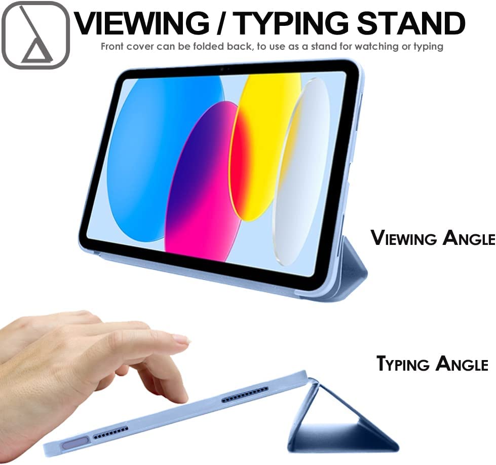 [Smart Case] Slim Stand Cover with Auto Sleep/Wake for Apple iPad 11th & 10th Generation, iPad 2025 / 2022