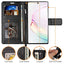 [Wallet Case] Protective Cover with Cash & Card Holder, Stand and Wrist Strap For Samsung Note 10