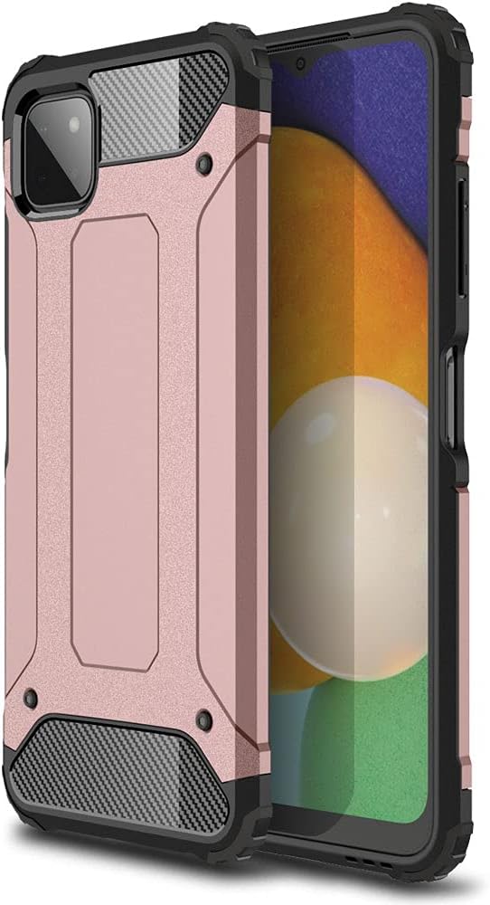 [Tough Armoured Case] ShockProof Dual-Layer Protective Heavy Duty Cover for Samsung Galaxy A22 5G