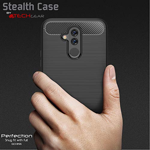 [Stealth Case] Huawei Mate 20 Lite Soft Protective Slim Cover with Carbon Fibre Detailing