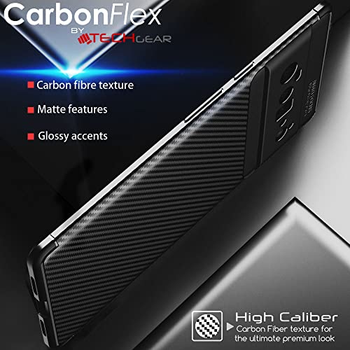 [CarbonFlex Case] Premium Shockproof Soft Slim Cover with Carbon Fibre Effect For Google Pixel 6 Pro