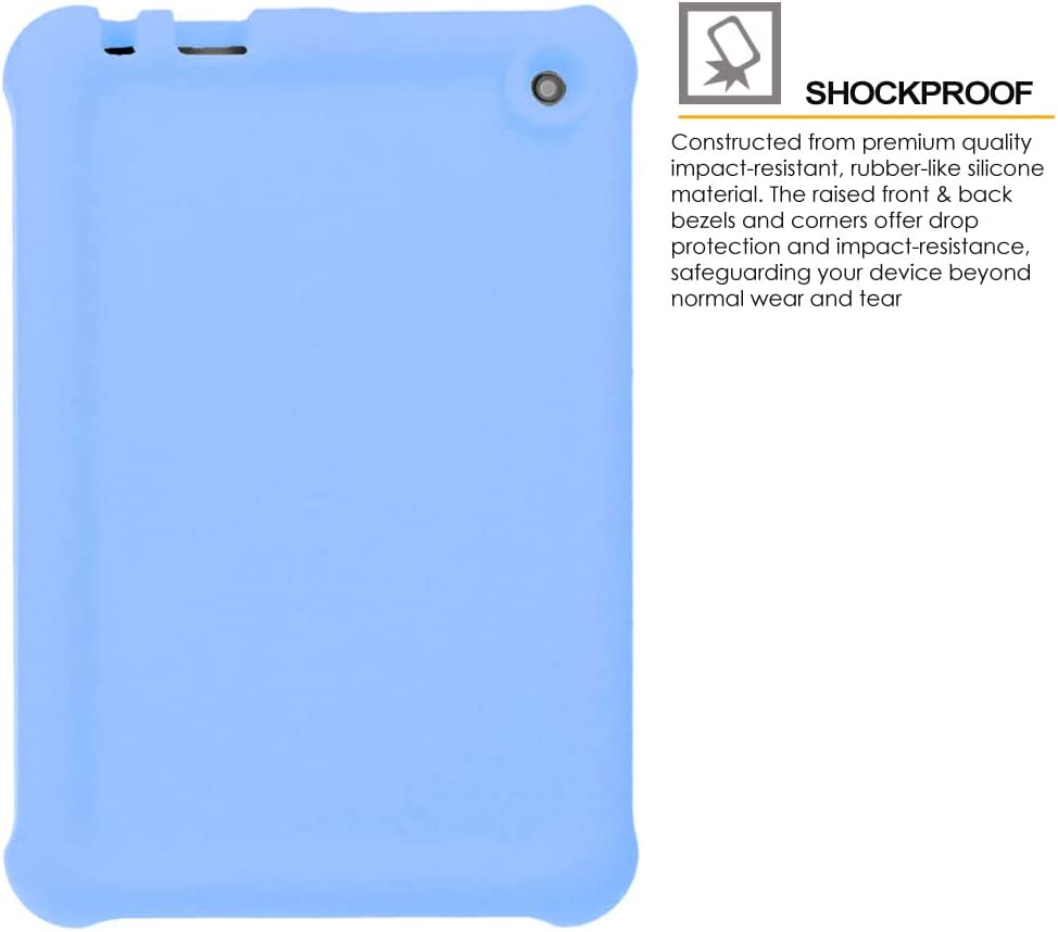 [Bumper Case] Shockproof Soft Easy Grip Case for Amazon Fire 7" (2022 / 12th Generation)
