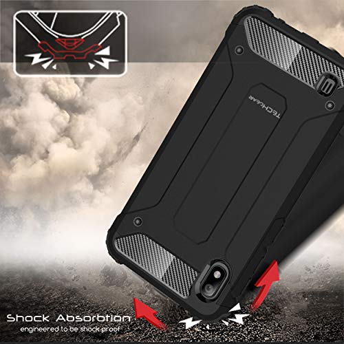 [Tough Armoured Case] ShockProof Dual-Layer Protective Heavy Duty Cover for Samsung Galaxy A10