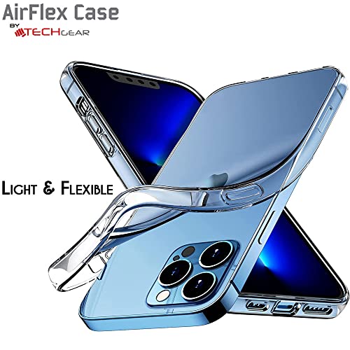 [AirFlex Case] Crystal Clear Slim & Light, Protective,  Soft Gel Cover for iPhone 14 Pro