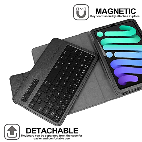 [Strike Folio] Keyboard Case for Apple iPad Mini 7 / Mini 6 8.3"