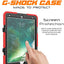 [G-SHOCK Case] Heavy Duty Long Survival Screen Protector Case for Apple iPad Air 3 2019, iPad Pro 10.5"