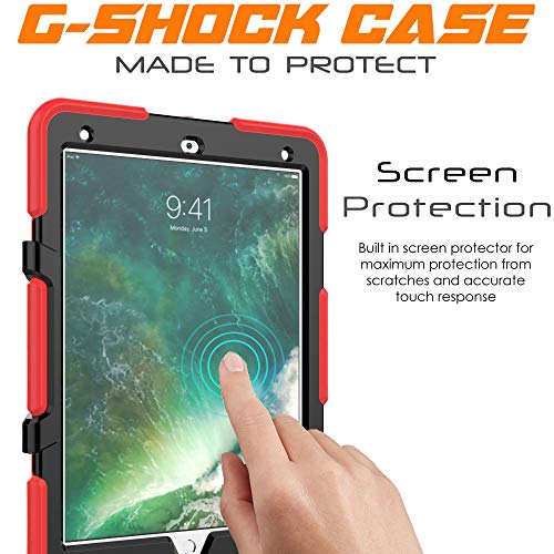 [G-SHOCK Case] Heavy Duty Long Survival Screen Protector Case for Apple iPad Air 3 2019, iPad Pro 10.5"
