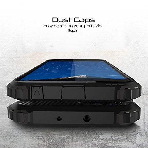 [Tough Armoured Case] ShockProof Dual-Layer Protective Heavy Duty Cover for Honor 10