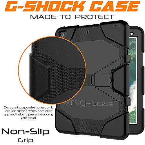 [G-SHOCK Case] Heavy Duty Long Survival Screen Protector Case for Apple iPad Air 3 2019, iPad Pro 10.5"