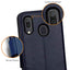 [Wallet Case] Protective Cover with Cash & Card Holder, Stand and Wrist Strap For Samsung Galaxy A20e